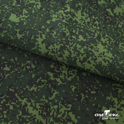 Униформ Рип Стоп 80/20 полиэфир/хлопок, 205 г/м2,  принтованный темно-зеленый, ВО, шир. 150 см - купить в Невинномысске. Цена 191.15 руб.