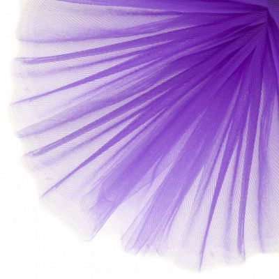 Фатин матовый 16-85, 12 гр/м2, шир.300см, цвет фиолетовый - купить в Невинномысске. Цена 96.31 руб.