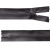 Молния водонепроницаемая PVC Т-7, 20 см, неразъемная, цвет (301)-т.серый - купить в Невинномысске. Цена: 21.56 руб.