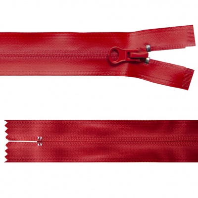 Молния водонепроницаемая PVC Т-7, 20 см, неразъемная, цвет (820)-красный - купить в Невинномысске. Цена: 21.56 руб.
