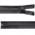 Молния водонепроницаемая PVC Т-7, 90 см, разъемная, цвет (301) т.серый - купить в Невинномысске. Цена: 61.18 руб.