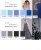 Креп стрейч Амузен 14-4121, 85 гр/м2, шир.150см, цвет голубой - купить в Невинномысске. Цена 194.07 руб.