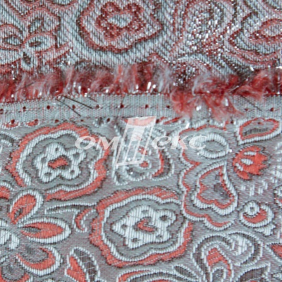 Ткань костюмная жаккард, 135 гр/м2, шир.150см, цвет красный№12 - купить в Невинномысске. Цена 441.92 руб.