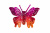 Бабочка декоративная пластиковая #10 - купить в Невинномысске. Цена: 7.09 руб.