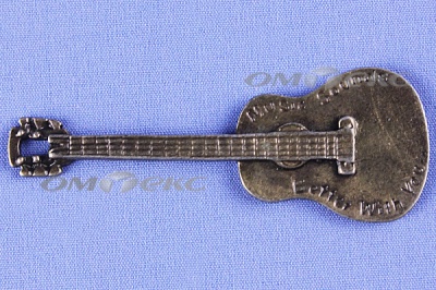 Декоративный элемент для творчества из металла "Гитара"  - купить в Невинномысске. Цена: 19.99 руб.
