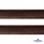 Кант атласный 074, шир. 12 мм (в упак. 65,8 м), цвет коричневый - купить в Невинномысске. Цена: 237.16 руб.