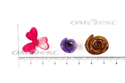 Украшение "Розы малые №1" 20мм - купить в Невинномысске. Цена: 32.82 руб.