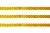 Пайетки "ОмТекс" на нитях, CREAM, 6 мм С / упак.73+/-1м, цв. 92 - золото - купить в Невинномысске. Цена: 484.77 руб.
