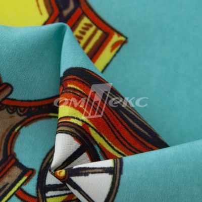 Плательная ткань "Фламенко" 16.2, 80 гр/м2, шир.150 см, принт этнический - купить в Невинномысске. Цена 241.49 руб.