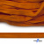 Шнур плетеный (плоский) d-12 мм, (уп.90+/-1м), 100% полиэстер, цв.267 - оранжевый - купить в Невинномысске. Цена: 8.62 руб.
