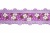 Тесьма декоративная 0385-6169, шир. 25 мм/уп. 22,8+/-1 м, цвет 01-фиолетовый - купить в Невинномысске. Цена: 387.43 руб.