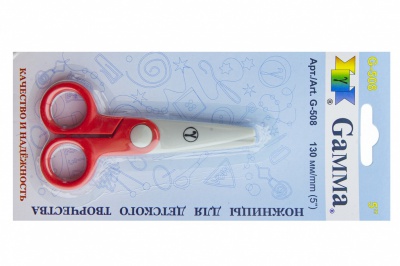 Ножницы G-508 детские 130 мм - купить в Невинномысске. Цена: 118.32 руб.