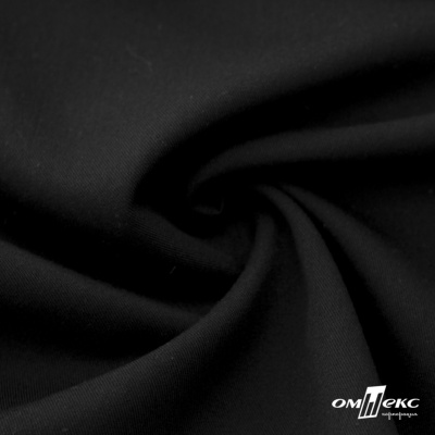 Ткань костюмная "Эльза" 80% P, 16% R, 4% S, 160 г/м2, шир.150 см, цв-черный #1 - купить в Невинномысске. Цена 332.71 руб.