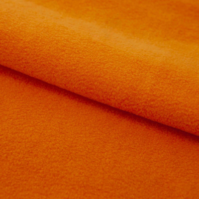 Флис DTY 16-1358, 250 г/м2, шир. 150 см, цвет оранжевый - купить в Невинномысске. Цена 640.46 руб.