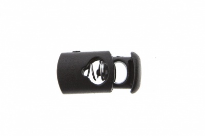 8021 Фиксатор пластиковый "Цилиндр", 20х10 мм, цвет чёрный - купить в Невинномысске. Цена: 1.29 руб.