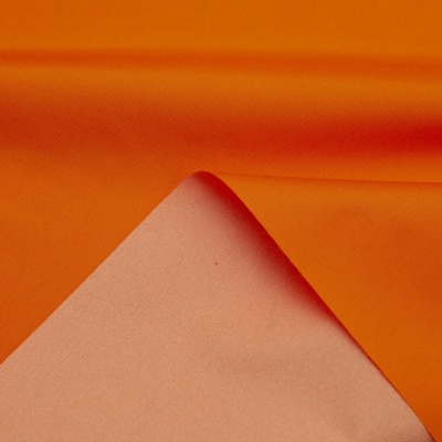 Курточная ткань Дюэл (дюспо) 16-1359, PU/WR/Milky, 80 гр/м2, шир.150см, цвет оранжевый - купить в Невинномысске. Цена 141.80 руб.