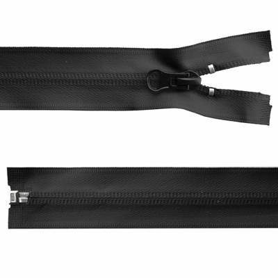 Молния водонепроницаемая PVC Т-7, 100 см, разъемная, цвет чёрный - купить в Невинномысске. Цена: 61.89 руб.