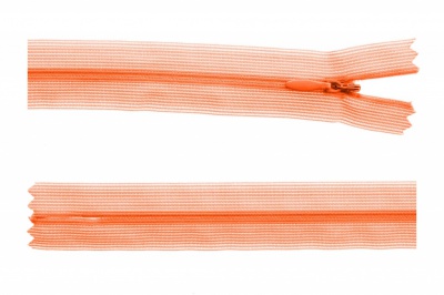 Молния потайная Т3 849, 50 см, капрон, цвет оранжевый - купить в Невинномысске. Цена: 8.87 руб.