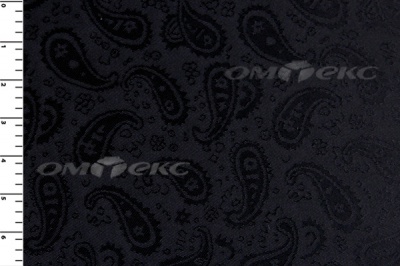 Ткань подкладочная жаккард Р14098, чёрный, 85 г/м2, шир. 150 см, 230T - купить в Невинномысске. Цена 166.45 руб.