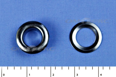 Люверсы металлические, блочка/кольцо, №5 (8 мм) упак.1000 шт- цв.никель - купить в Невинномысске. Цена: 392 руб.