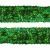 Тесьма с пайетками D4, шир. 20 мм/уп. 25+/-1 м, цвет зелёный - купить в Невинномысске. Цена: 778.19 руб.