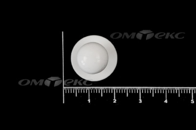 Пуговица поварская "Пукля", 10 мм, цвет белый - купить в Невинномысске. Цена: 2.28 руб.