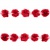Тесьма плетеная "Рюш", упак. 9,14 м, цвет красный - купить в Невинномысске. Цена: 46.82 руб.