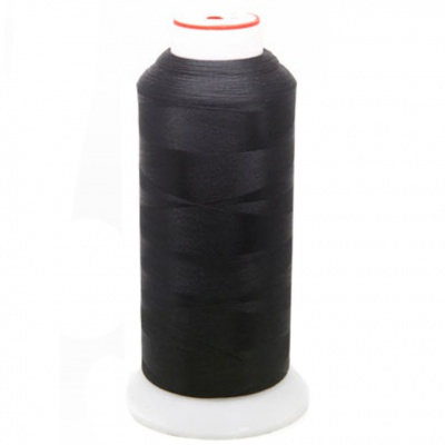 Нитки текстурированные некручёные, намот. 5 000 м, цвет чёрный - купить в Невинномысске. Цена: 70.43 руб.
