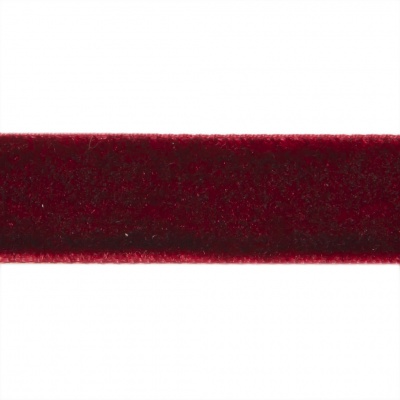 Лента бархатная нейлон, шир.12 мм, (упак. 45,7м), цв.240-бордо - купить в Невинномысске. Цена: 392 руб.