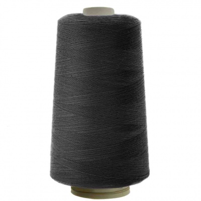 Швейные нитки (армированные) 28S/2, нам. 2 500 м, цвет чёрный - купить в Невинномысске. Цена: 139.91 руб.