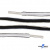Шнурки #4-27, круглые 130 см, двухцветные (черно/белый) - купить в Невинномысске. Цена: 47.04 руб.