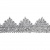 Тесьма металлизированная 0384-0240, шир. 40 мм/уп. 25+/-1 м, цвет серебро - купить в Невинномысске. Цена: 490.74 руб.