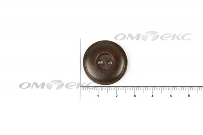 Пуговица деревянная круглая №54 (25мм) - купить в Невинномысске. Цена: 4.12 руб.