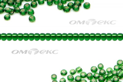 Бисер (SL) 11/0 ( упак.100 гр) цв.27В - зелёный - купить в Невинномысске. Цена: 53.34 руб.