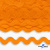 Тесьма вьюнчик 0381-0080, 8 мм/упак.33+/-1м, цвет 9511-оранжевый - купить в Невинномысске. Цена: 107.26 руб.