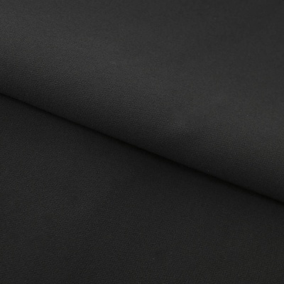 Костюмная ткань "Элис", 220 гр/м2, шир.150 см, цвет чёрный - купить в Невинномысске. Цена 308 руб.
