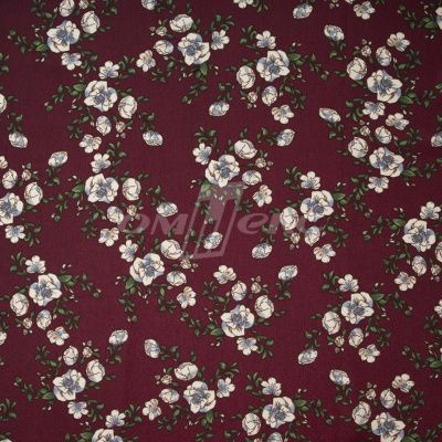 Плательная ткань "Фламенко" 3.3, 80 гр/м2, шир.150 см, принт растительный - купить в Невинномысске. Цена 317.46 руб.