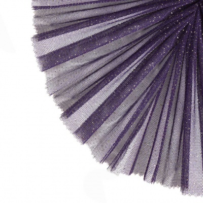 Сетка Глиттер, 24 г/м2, шир.145 см., пурпурный - купить в Невинномысске. Цена 117.24 руб.