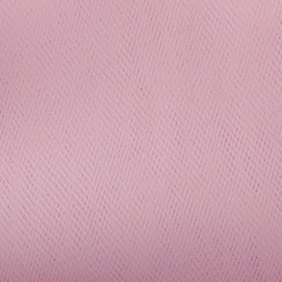 Фатин матовый 16-12, 12 гр/м2, шир.300см, цвет нежно-розовый - купить в Невинномысске. Цена 96.31 руб.