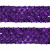 Тесьма с пайетками 12, шир. 35 мм/уп. 25+/-1 м, цвет фиолет - купить в Невинномысске. Цена: 1 308.30 руб.