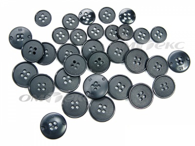 51926/15 мм (4 пр) черные пуговицы (брючные) - купить в Невинномысске. Цена: 1.50 руб.