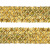 Тесьма с пайетками D16, шир. 35 мм/уп. 25+/-1 м, цвет золото - купить в Невинномысске. Цена: 1 281.60 руб.