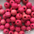 0309-Бусины деревянные "ОмТекс", 16 мм, упак.50+/-3шт, цв.023-розовый - купить в Невинномысске. Цена: 62.22 руб.