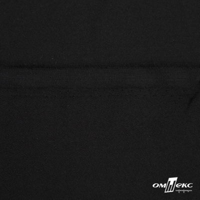 Ткань костюмная "Матте" 80% P, 16% R, 4% S, 170 г/м2, шир.150 см, цв-черный #1 - купить в Невинномысске. Цена 372.90 руб.