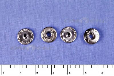 Кнопки металл Ф-12,5 (1440 +/-20 шт) "альфа" никель с рисунком - купить в Невинномысске. Цена: 2 853.69 руб.
