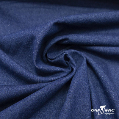Ткань костюмная "Джинс", 315 г/м2, 100% хлопок, шир. 150 см,   Цв. 7/ Dark blue - купить в Невинномысске. Цена 588 руб.