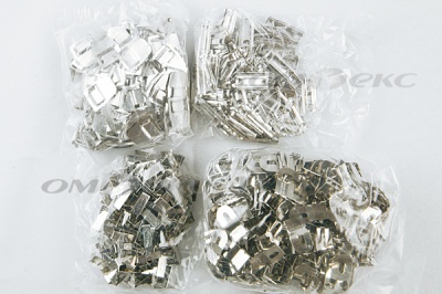 Крючки брючные 4 шипа "Стром" 144 шт. никель - купить в Невинномысске. Цена: 383.97 руб.