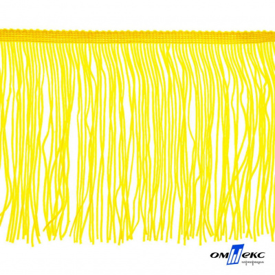 Бахрома для одежды (вискоза), шир.15 см, (упак.10 ярд), цв. 34 - жёлтый - купить в Невинномысске. Цена: 617.40 руб.