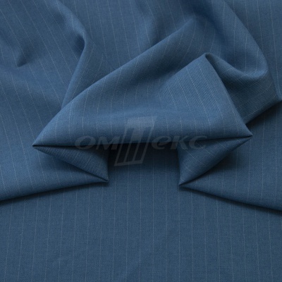 Костюмная ткань "Жаклин", 188 гр/м2, шир. 150 см, цвет серо-голубой - купить в Невинномысске. Цена 430.84 руб.