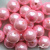0404-00108-Бусины пластиковые под жемчуг "ОмТекс", 16 мм, (уп.50гр=24+/-1шт) цв.101-св.розовый - купить в Невинномысске. Цена: 44.18 руб.